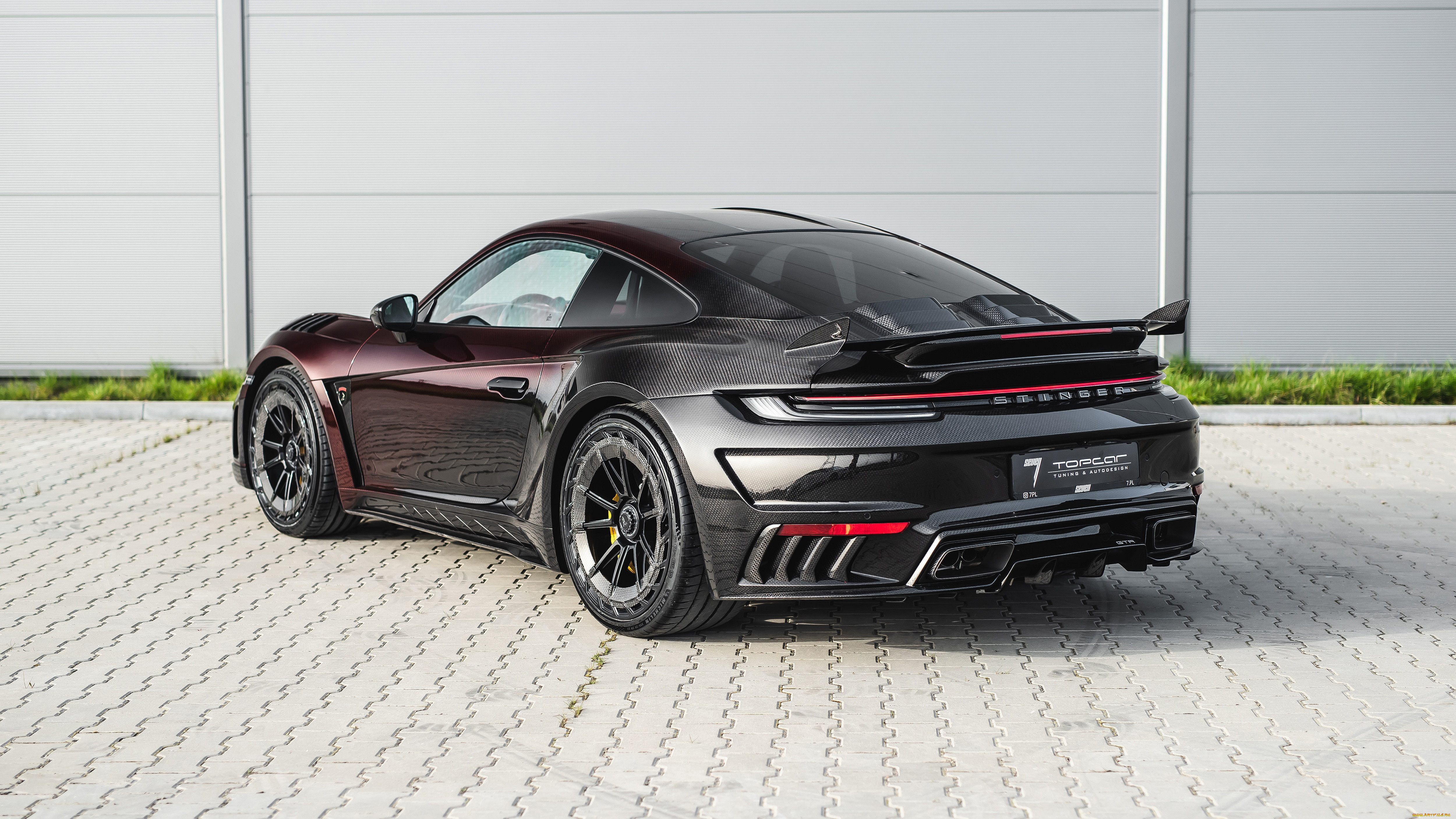 , porsche, 911, turbo-s, stinger, gtr, stealth, edition, top, car